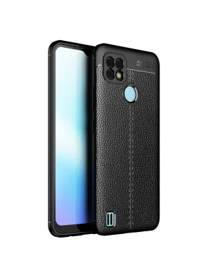 Realme C25 Kılıf Auto Focus Kapak - Siyah
