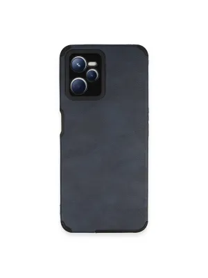 Realme C35 Kılıf Loop Deri Silikon - Lacivert