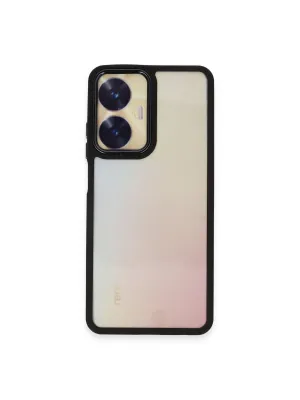 Realme C55 Kılıf Dora Kapak - Siyah