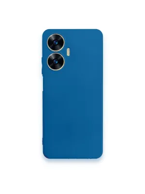 Realme C55 Kılıf First Silikon - Mavi