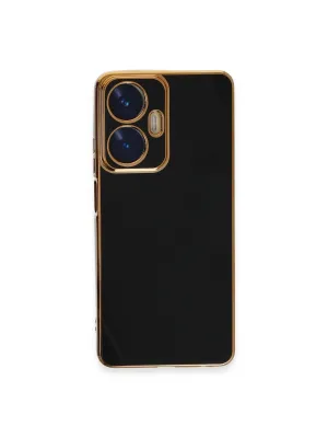 Realme C55 Kılıf Volet Silikon - Siyah
