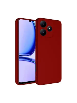 Realme C61 Kılıf First Silikon - Kırmızı