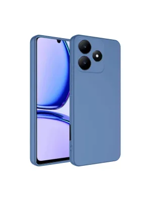 Realme C61 Kılıf First Silikon - Mavi