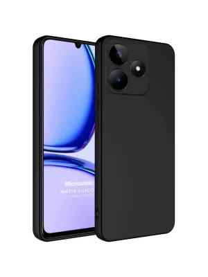 Realme C61 Kılıf First Silikon - Siyah