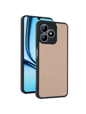 Realme Note 50 4g Kılıf Aras Deri Kapak - Pudra