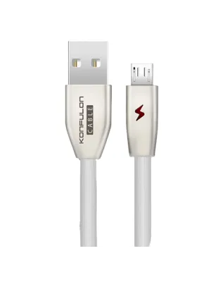 S53 Led Işıklı Micro Usb Kablo 1m 3a - Beyaz