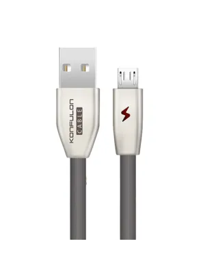 S53 Led Işıklı Micro Usb Kablo 1m 3a - Siyah