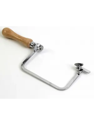 Sabit Kıl Testere Kolu - Ahşap Sap 13,5cm