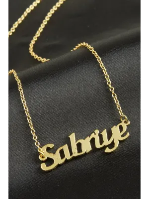 Sabriye isimli kolye (Kişiye Özel)