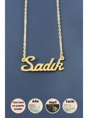 Sadık İsimli Kolye