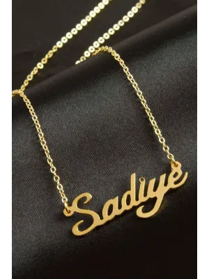 Sadiye İsimli Kolye (Kişiye Özel)