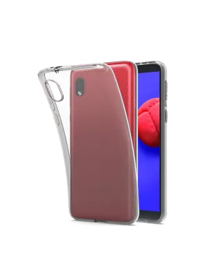 Samsung Galaxy A01 Core Kılıf Lüx Şeffaf Silikon