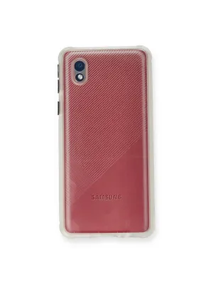 Samsung Galaxy A01 Core Kılıf Miami Şeffaf Silikon - Şeffaf