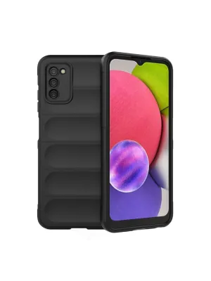 Samsung Galaxy A03s Kılıf Optimum Silikon - Siyah