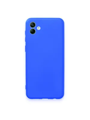 Samsung Galaxy A04 Kılıf First Silikon - Mavi