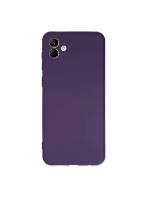 Samsung Galaxy A04 Kılıf First Silikon - Mor