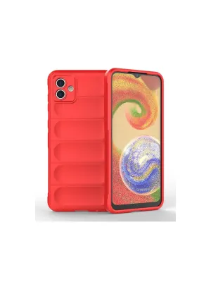 Samsung Galaxy A04 Kılıf Optimum Silikon - Kırmızı