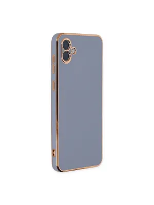 Samsung Galaxy A04 Kılıf Volet Silikon - Mavi