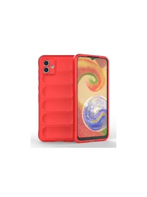 Samsung Galaxy A04e Kılıf Optimum Silikon - Kırmızı