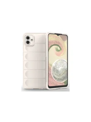 Samsung Galaxy A04e Kılıf Optimum Silikon - Krem