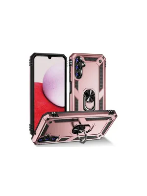 Samsung Galaxy A04s Kılıf Sofya Yüzüklü Silikon Kapak - Rose