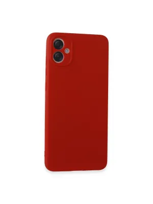 Samsung Galaxy A05 Kılıf First Silikon - Kırmızı