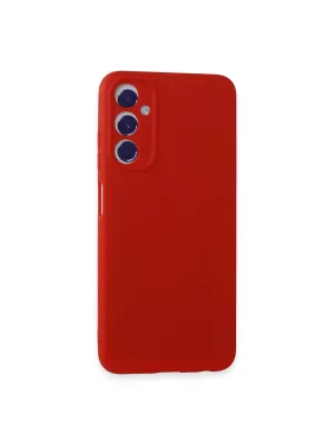 Samsung Galaxy A05s Kılıf First Silikon - Kırmızı