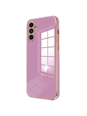 Samsung Galaxy A15 4g Kılıf Volet Silikon - Mor