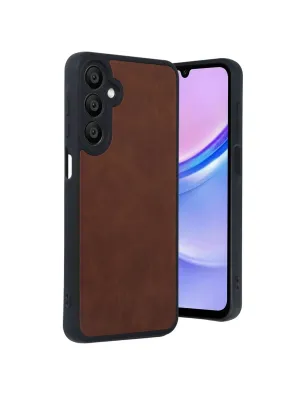 Samsung Galaxy A16 5g Kılıf Aras Deri Kapak - Taba