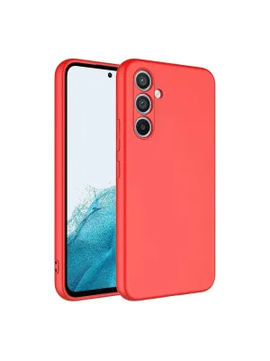 Samsung Galaxy A16 5g Kılıf First Silikon - Kırmızı