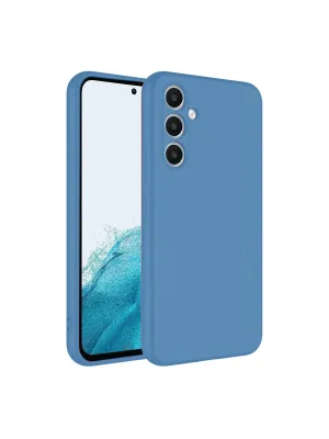 Samsung Galaxy A16 5g Kılıf First Silikon - Mavi