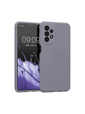 Samsung Galaxy A23 4g Kılıf First Silikon - Gri