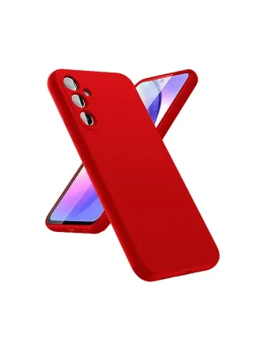 Samsung Galaxy A24 4g Kılıf First Silikon - Kırmızı