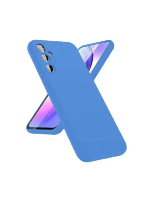 Samsung Galaxy A24 4g Kılıf First Silikon - Mavi
