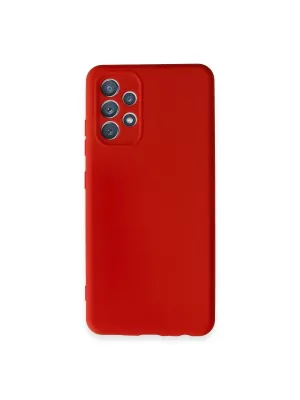 Samsung Galaxy A32 Kılıf First Silikon - Kırmızı