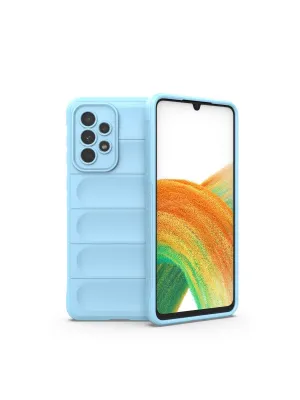 Samsung Galaxy A33 5g Kılıf Optimum Silikon - Sky Blue
