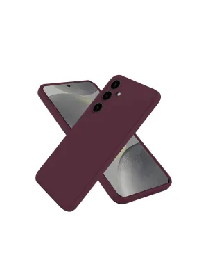 Samsung Galaxy A36 Kılıf First Silikon - Mürdüm