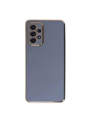 Samsung Galaxy A52 Kılıf Volet Silikon - Mavi
