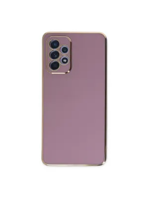Samsung Galaxy A52 Kılıf Volet Silikon - Mor