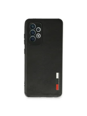 Samsung Galaxy A72 Kılıf Loop Deri Silikon - Siyah
