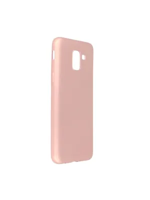 Samsung Galaxy J6 Kılıf First Silikon - Rose Gold