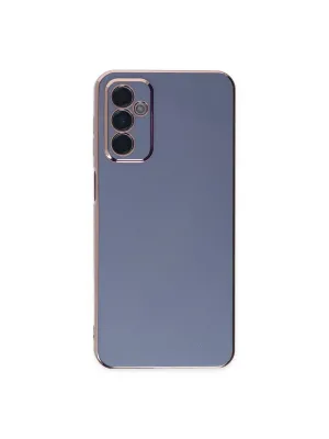 Samsung Galaxy M23 Kılıf Volet Silikon - Mavi