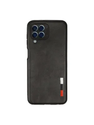 Samsung Galaxy M33 Kılıf Loop Deri Silikon - Siyah