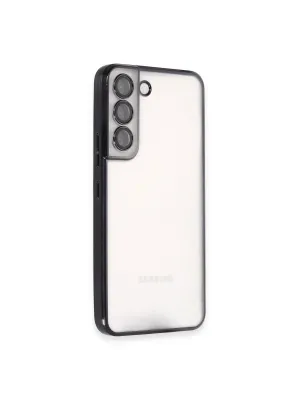 Samsung Galaxy S22 Kılıf Razer Lensli Silikon - Siyah