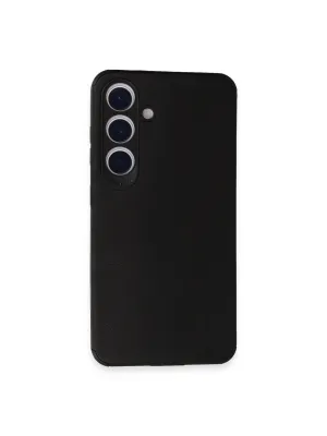 Samsung Galaxy S24 Kılıf Loop Deri Silikon - Siyah