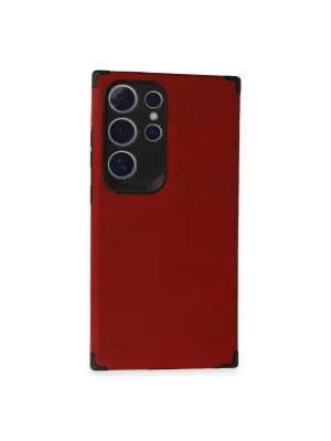 Samsung Galaxy S24 Ultra Kılıf Loop Deri Silikon - Kırmızı