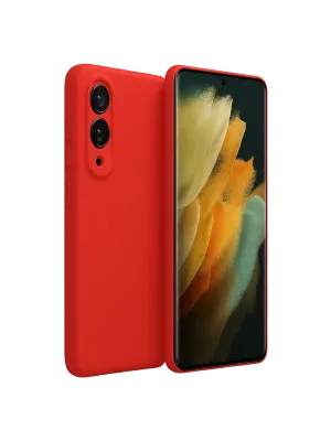Samsung Galaxy S25 Edge First Silikon - Kırmızı