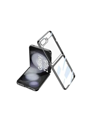 Samsung Galaxy Z Flip 5 Kılıf Fold Element Kapak - Siyah