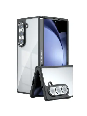 Samsung Galaxy Z Fold 5 Kılıf Blur Fold Kapak - Siyah