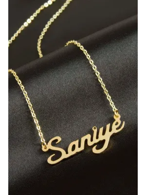Saniye İsimli Kolye (Kişiye Özel)